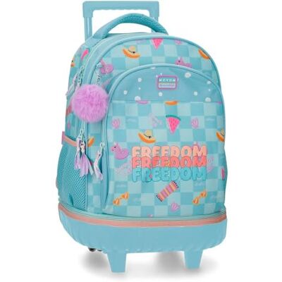 MOVOM Freedom Zaino a 2 Ruote Blu 32x43x21 cm Poliestere 28,9L MOVOM Freedom Zaino a 2 Ruote Blu 32x43x21 cm Poliestere 28,9L