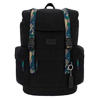 Totto Romany Zaino per laptop da 3", Nero, Taglia unica, Sportivo Totto Romany Zaino per laptop da 3", Nero, Taglia unica, Sportivo