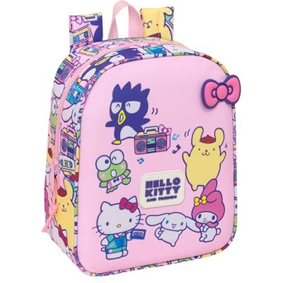 safta HELLO KITTY & FRIENDS Zaino per bambini, zaino per scuola, adattabile a carrozzina, ideale per asilo, comodo e versatile, qualità e resistenza, 22 x 10 x 27 cm safta HELLO KITTY & FRIENDS Zaino per bambini, zaino per scuola, adattabile a carrozzina, ideale per asilo, comodo e versatile, qualità e resistenza, 22 x 10 x 27 cm