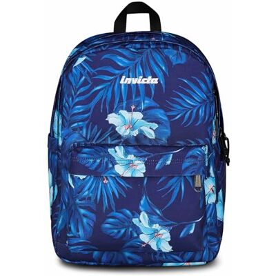 Invicta Zaino Scuola Lab, Blu, Doppio Scomparto Con Tasca per PC e Tasca per Borraccia, 27 lt, Scuola Media e Superiore, Zaino Ragazza Invicta Zaino Scuola Lab, Blu, Doppio Scomparto Con Tasca per PC e Tasca per Borraccia, 27 lt, Scuola Media e Superiore, Zaino Ragazza