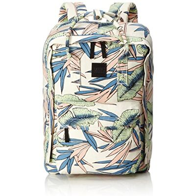 Vans Icono Square Backpack Zaino, 42 Cm, 22 L, White Sand Tropical Vans Icono Square Backpack Zaino, 42 Cm, 22 L, White Sand Tropical
