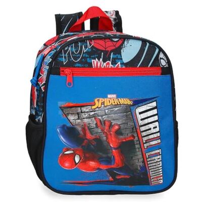 Marvel Joumma Spiderman Wall Crawler Zaino da Escursione Nero 23x28x10 cm Poliestere 6.44L Marvel Joumma Spiderman Wall Crawler Zaino da Escursione Nero 23x28x10 cm Poliestere 6.44L