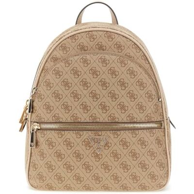 Guess Manhattan II Backpack L Latte Logo Guess Manhattan II Backpack L Latte Logo