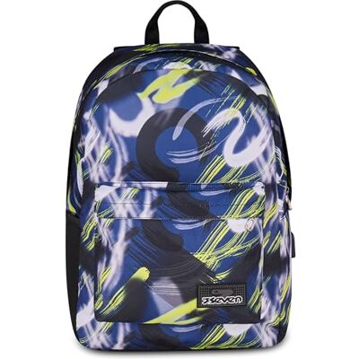 Seven Zaino Scuola Elementare Bambino, Scuola Media Ragazzo, Ischoolpack, Powerbank incluso, Scomparto PC, blu/giallo Seven Zaino Scuola Elementare Bambino, Scuola Media Ragazzo, Ischoolpack, Powerbank incluso, Scomparto PC, blu/giallo