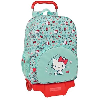 safta HELLO KITTY SEA LOVERS – Zaino scuola grande con carrello, zaino per bambini, adattabile al carrello, ideale per bambini in età scolare, comodo e versatile, 33 x 15 x 42 cm safta HELLO KITTY SEA LOVERS – Zaino scuola grande con carrello, zaino per bambini, adattabile al carrello, ideale per bambini in età scolare, comodo e versatile, 33 x 15 x 42 cm