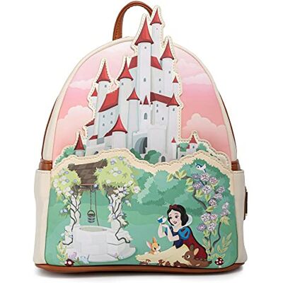 Loungefly 196563 Zainetto Disney Biancaneve Castello, Multicolore, Taglia Unica, Loungefly 196563 Zainetto Disney Biancaneve Castello, Multicolore, Taglia Unica,