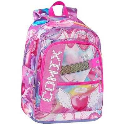 COMIX ULTRA BRIGHT Zaino Scuola Pannello Scrittura Led Personalizzabile, 3 Ampi Scomparti, Tasca Frontale, Schienale e Fondo Termoformati, Spallacci Imbottiti e Regolabili, 32x43Hx23 cm, 31 L COMIX ULTRA BRIGHT Zaino Scuola Pannello Scrittura Led Personalizzabile, 3 Ampi Scomparti, Tasca Frontale, Schienale e Fondo Termoformati, Spallacci Imbottiti e Regolabili, 32x43Hx23 cm, 31 L