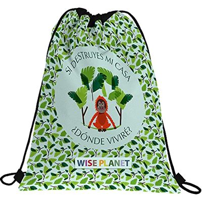 Grafoplás Wise Planet Zaino unisex per bambini, Verde (Verde) Grafoplás Wise Planet Zaino unisex per bambini, Verde (Verde)