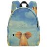 FANTAZIO Zaino Sad Elephant Painting Daypack