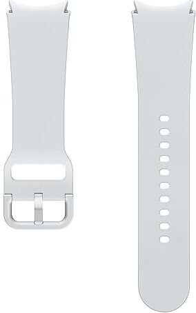 Samsung Sport Band (S/M) Cinturino sportivo per Galaxy Watch4   Watch5   Watch6 Series, Silver