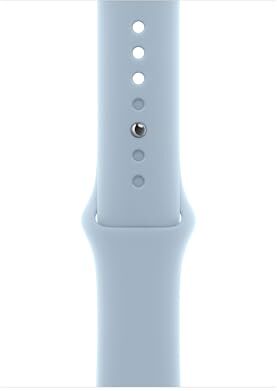 Apple Watch Band Cinturino Sport 45 mm Blu chiaro S/M