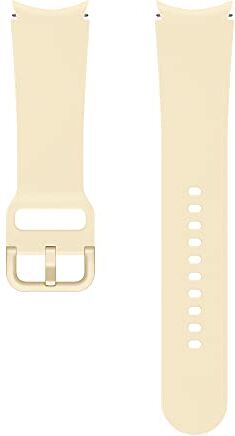 Samsung Sport Band ET-SFR87 Cinturino per orologio Galaxy Watch4 da 20 mm, misura M/L in fluoroelastomero, colore: Beige