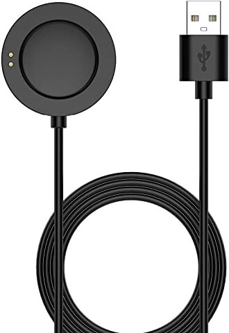 SAMTN Cavo di ricarica per xiaomi watch 2 pro/per watch H1 S2, Caricabatterie per orologi, Cavo di ricarica USB portatile Dock Cord (Nero)