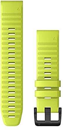 Garmin Cinturino Originale , 22mm, QuickFit, Silicone, Amp Yellow