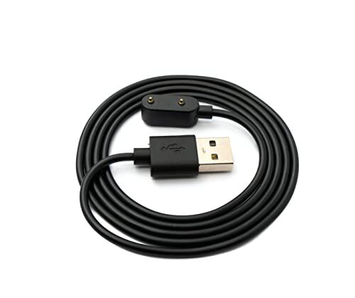 SYSTEM-S Cavo USB 2.0 da 100 cm, cavo di ricarica per smartwatch Oppo Band 2, colore: nero