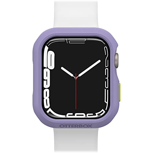 OtterBox All Day Bumper per Apple Watch Series 9/8/7 45mm, antichock e cadute, sottile e protettivo per schermo e bordi dell' Apple Watch, Viola/Arancia