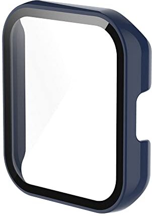 KINOEHOO Protettivo Cover Compatibile con Realme watch 2 Pro Vetro Temperato Custodia Protettiva Case Pellicola Salvaschermo Proteggi Schermo.(Blu notte)