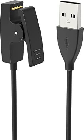 Bicmice Cavo di ricarica 1M compatibile con Garmin Forerunner 235 230 35 35J 630 645 Music 735XT/Lily/Approach G10 S20/Vivomove HR/ForeAthlete 35J caricabatterie per smartwatch