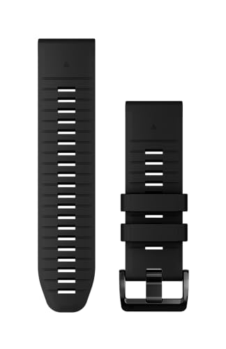 Garmin Cinturino Originale , 26mm, QuickFit, Silicone, Black (stile  epix 2 Pro)