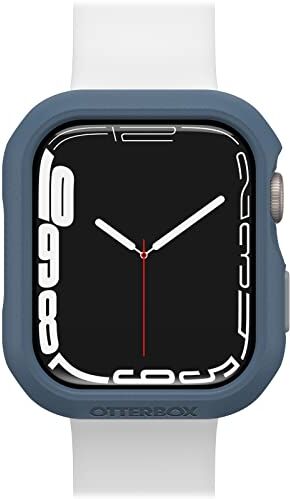 OtterBox All Day Bumper per Apple Watch Series 9/8/7 45mm, antichock e cadute, sottile e protettivo per schermo e bordi dell' Apple Watch, Blu/Grigio