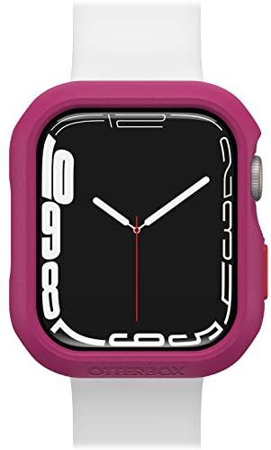 OtterBox All Day Bumper per Apple Watch Series 9/8/7 45mm, antichock e cadute, sottile e protettivo per schermo e bordi dell' Apple Watch, Rosa/Rosso