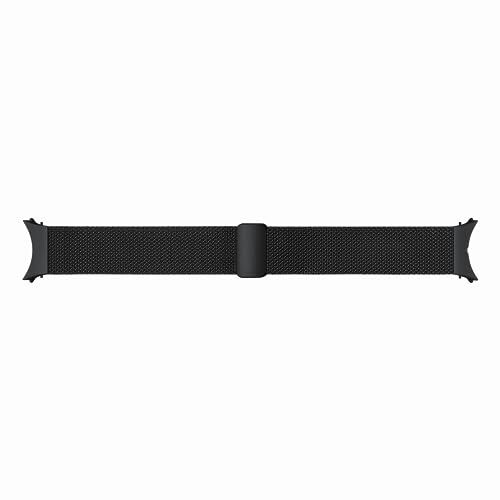 Samsung Milanese Band Cinturino Smartwatch in Acciao Inox per Galaxy Watch4 44mm, Watch5 44mm, Watch6 44mm, Black