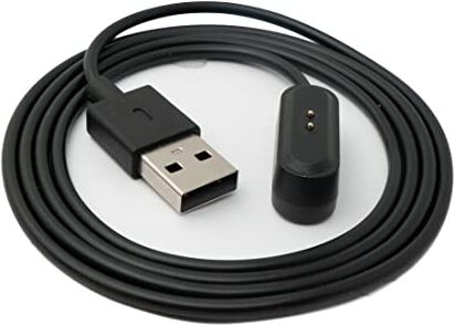 SYSTEM-S Cavo USB 2.0 da 100 cm, cavo di ricarica per Oppo Watch Free Smartwatch in nero