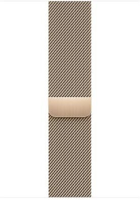 Apple Watch Band Loop in maglia milanese 45 mm Oro One Size