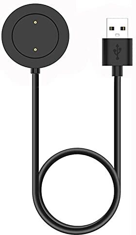 ELECTRO-WEIDEWORLD Cavo di Ricarica USB Caricabatterie per Xiaomi Mi Watch/Xiaomi Watch S1 Active,Portatile Caricatore Adattatore Cavo di Ricarica USB Caricatore per Xiaomi Mi Watch/Xiaomi Watch S1 Active,Nero