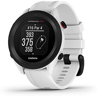 Garmin Approach S12 (white), Orologio Golf, GPS, 42.000 campi internazionali, Distanze colpi, green e ostacoli, Rilevamento statistiche personali