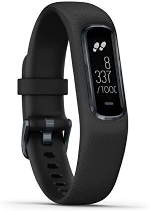 Garmin Small/Medium vivosmart 4 Smart Activity Tracker con strumenti di monitoraggio della frequenza cardiaca e del fitness basati sul polso Nero