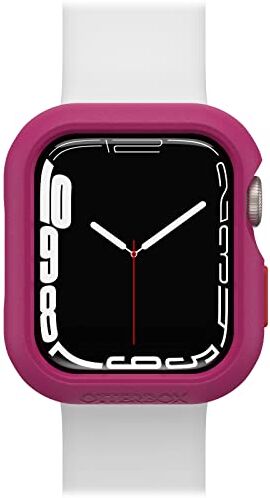 OtterBox All Day Bumper per Apple Watch Series 9/8/7 41mm, antichock e cadute, sottile e protettivo per schermo e bordi dell' Apple Watch, Rosa/Rosso