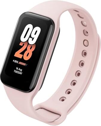 Xiaomi Mi Smart Band 8 Active, Fitness Activity Tracker Display LCD 1,47", Monitoraggio SpO2, Monitoraggio del Sonno, cardiofrequenzimetro, 50+ Modalità Sportive, Impermeabilità 5ATM, Rosa