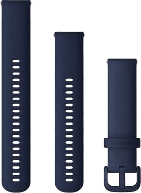 Garmin Cinturino Originale , 20mm, Sgancio rapido, Silicone, Navy