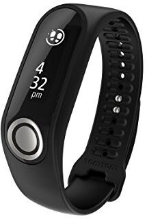 TomTom Touch Cardio + Analisi della Composizione corporea Braccialetto Fitness, Cardiofrequenzimetro Integrato, Analisi della Composizione Corporea, Cinturino Small, Nero