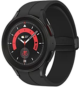 Samsung Galaxy Watch5 Pro 3,56 cm (1.4") OLED Numérique 450 x 450 pixels Écran tactile Noir, Titane Wifi GPS