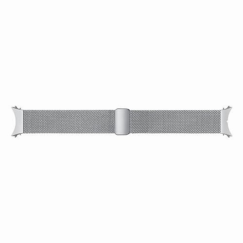 Samsung Milanese Band Cinturino Smartwatch in Acciao Inox per Galaxy Watch4 44mm, Watch5 44mm, Watch6 44mm, Silver