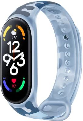 Xiaomi 41979 Cinturino per Smart Band 7, Blu Kaki