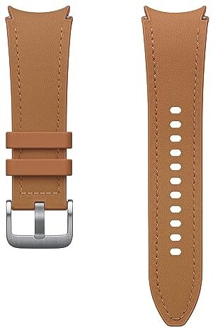 Samsung Hybrid Eco-Leather Band (S/M) Cinturino in finta pelle per Galaxy Watch4   Watch5   Watch6 Series, Camel