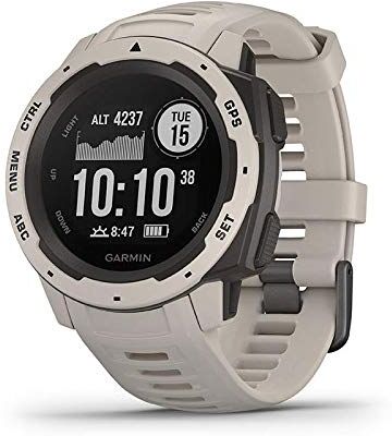 Garmin Instinct Tundra Sportwatch GPS, Regular, Bianco