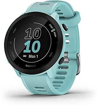 Garmin Forerunner 55 (Aqua), Smartwatch running con GPS, Cardio, Piani di allenamento inclusi, VO2max, Allenamenti personalizzati,  Connect IQ