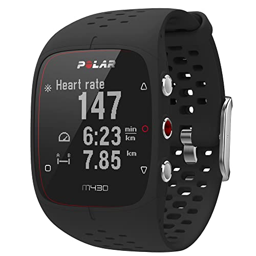 Polar M430 Esclusiva Amazon Orologio sportivo GPS per la corsa Tracker cardiofrequenzimetro da polso, monitoraggio dell'attività e del sonno 24/7, avvisi con vibrazione taglia M