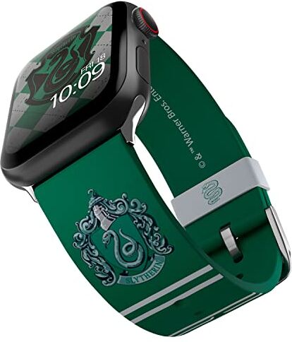 MobyFox Harry Potter – Slytherin Smartwatch Band – Licenza ufficiale, compatibile con tutte le dimensioni e serie di Apple Watch (orologio non incluso)