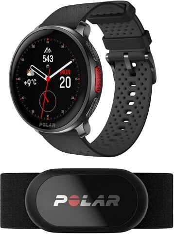 Polar Vantage V3 con sensore H10, Sportwatch con GPS, Cardiofrequenzimetro avanzato e durata della batteria aumentata, Smartwatch per uomini e donne, Mappa Offline, Running Watch