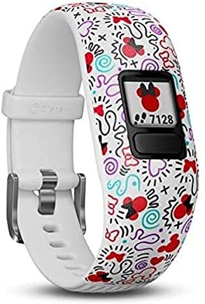 Garmin Vivofit Jr2 Disney Minnie Mouse, 6+ anni, Bianco