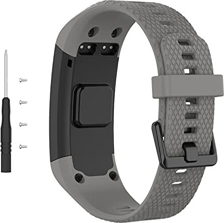 BoLuo Cinturini per Garmin Vivosmart HR, Cintura Ricambio,Cinturino sostitutivo Silicone per Cinturino Sportivo Cinturino Strap Armband per Garmin Vivosmart HR Watch Accessories (grigio)