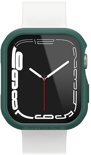 OtterBox Bumper Eclipse con Protettore schermo in Vetro Temperato integrato per Apple Watch Series 9/8/7 45mm, antishock e cadute, protettivo per schermo e bordi dell' Apple Watch, Verde Chiaro