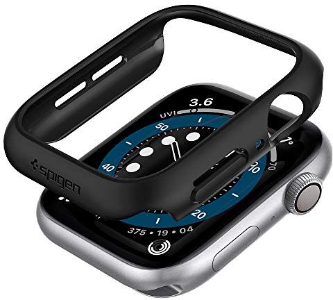 Spigen Cover Thin Fit Compatibile con Apple Watch Series per 6/SE/5/4 40mm Nero