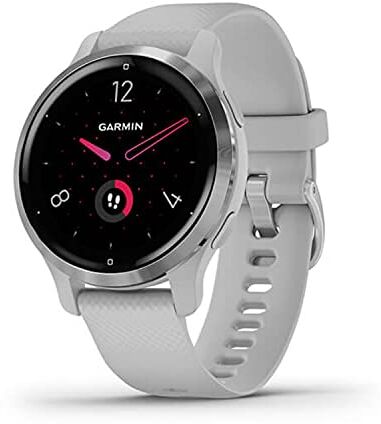 Garmin Venu 2S, Smartwatch AMOLED 1,1", Cassa da 40mm, Autonomia 10 giorni,  Pay, Musica, +25 Sport, GPS, Cardio, SpO2 (Mist Gray) (Ricondizionato)