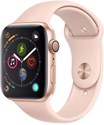 Apple Watch Series 4 44mm (GPS) Cassa In Alluminio Color Oro Con Cinturino Sport Rosa Sabbia (Ricondizionato)